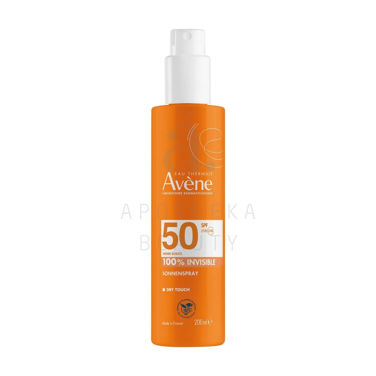 AVENE SUN PÄIKESEKAITSESPREI SPF50+ 200ML - Изображение товара