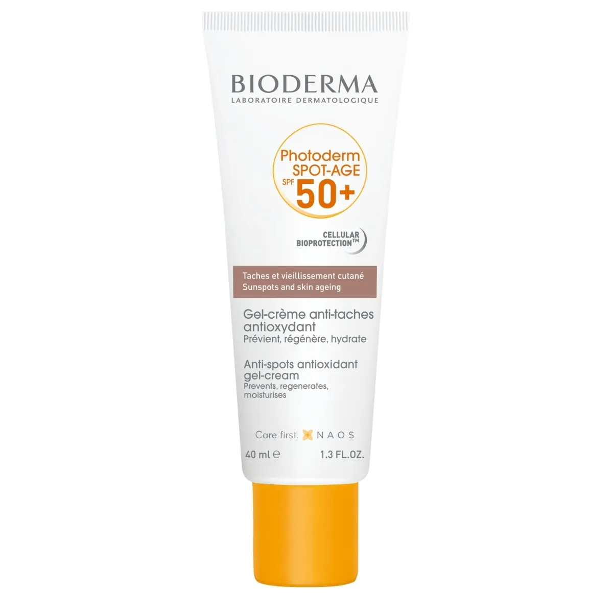 BIODERMA PHOTODERM PÄIKSEKAITSEKREEM SPOT-AGE SPF50+ 40ML - Изображение товара