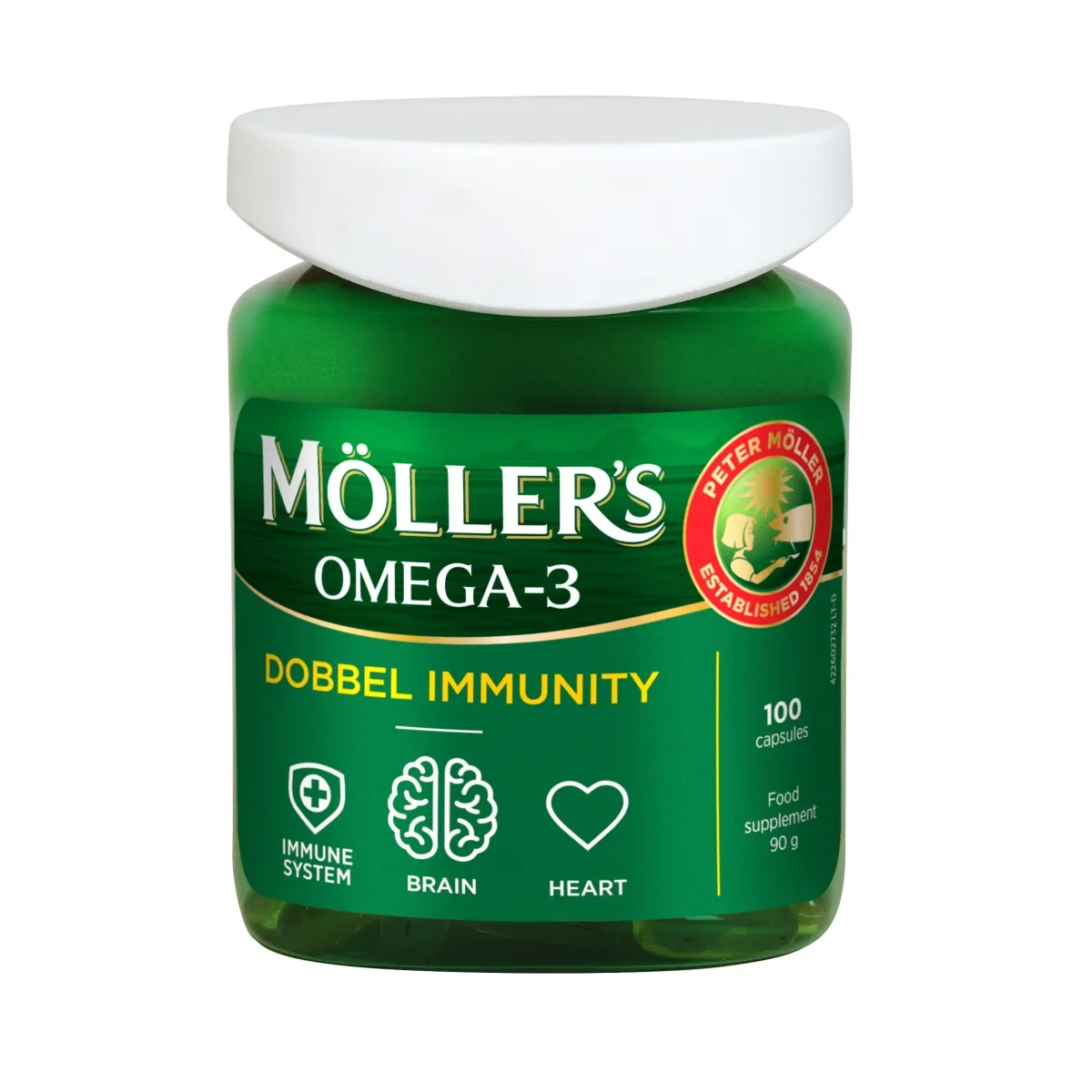 MÖLLERI DOBBEL IMMUNITY CAPS N100 - Изображение товара
