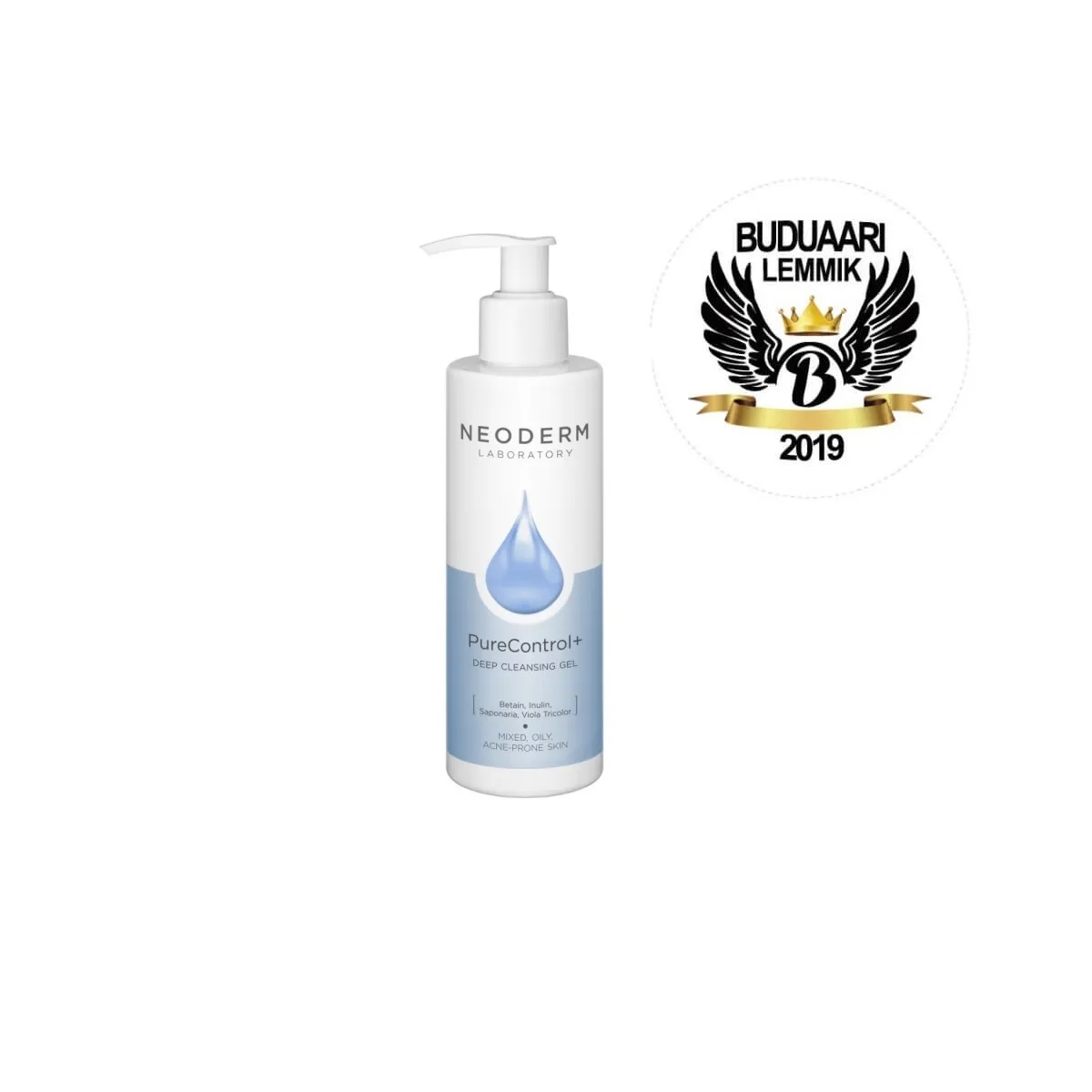NEODERM PURECONTROL+ GEEL NÄOLE SÜGAVPUHASTAV 200ML - Изображение товара