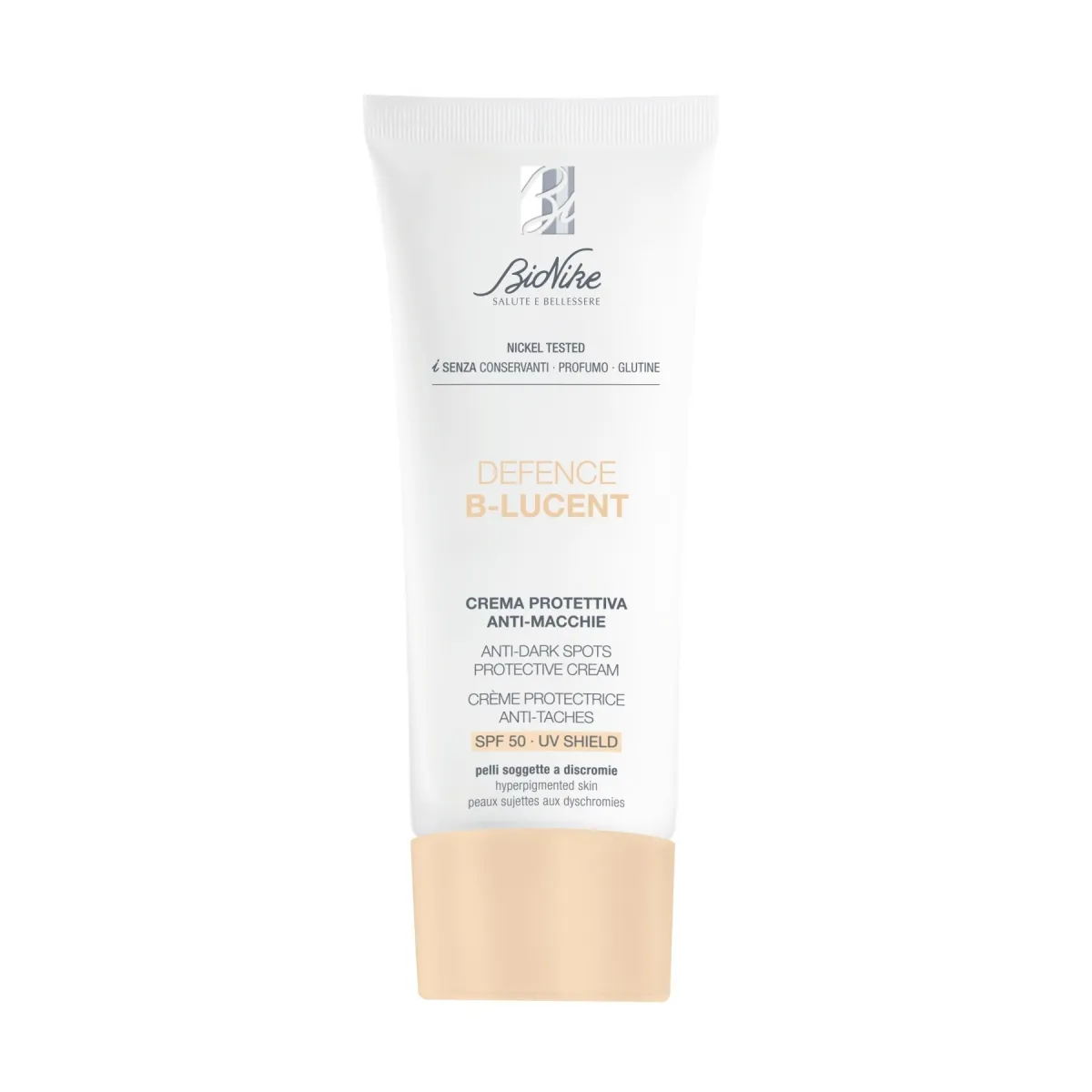 BioNike B-LUCENT защитный крем от пигментных пятен SPF50 40 мл - Изображение товара