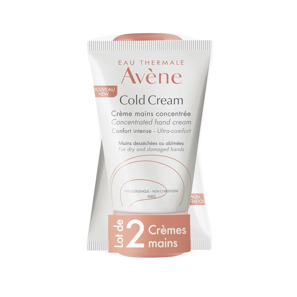 AVÈNE COLD CREAM CONCENTRATED HAND CREAM 2X50 ML - Изображение товара 1
