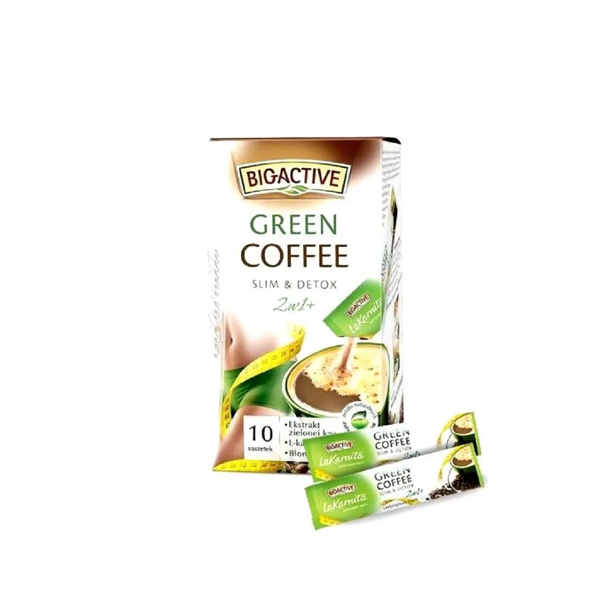 LA KARNITA GREEN COFFEE 2IN1 12G N10 - Изображение товара