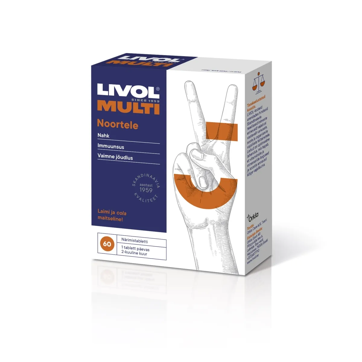 LIVOL MULTI NÄRIMISTBL NOORTELE N60 (LAIMI-KOOLAMAITSEL)