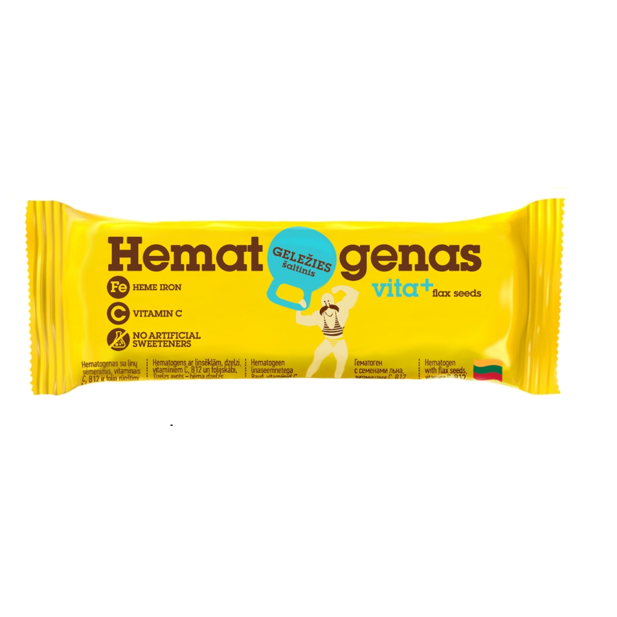 HEMATOGEEN (LINASEEMNED +VITAMIINID) 50G - Изображение товара