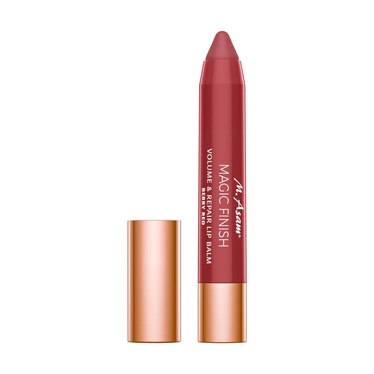 M.ASAM MAGIC FINISH VOLUME & REPAIR HUULEPALSAM BERRY RED 3,3G - Изображение товара