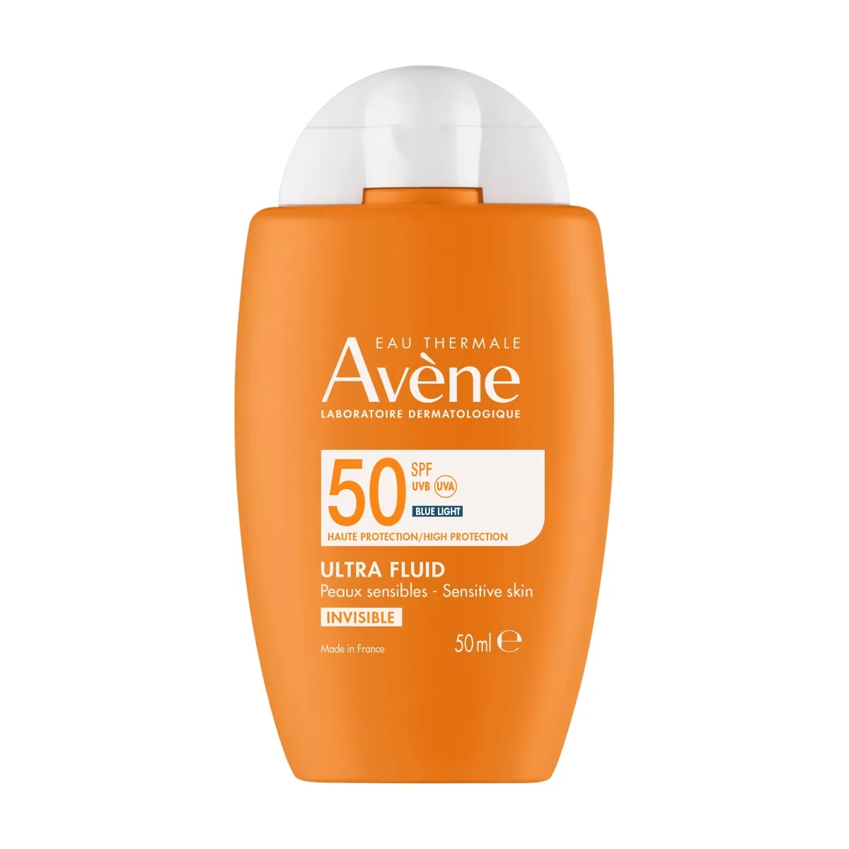 AVENE SUN ULTRA FLUID PÄIKESEKAITSEEMULSIOON SPF50 50ML - Изображение товара
