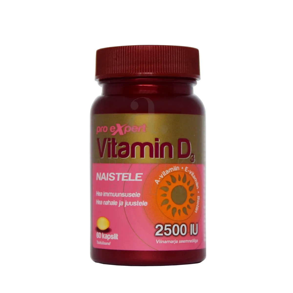 VITAMIN D3 PRO EXPERT 2500IU NAISTELE KAPSLID N60 - Изображение товара