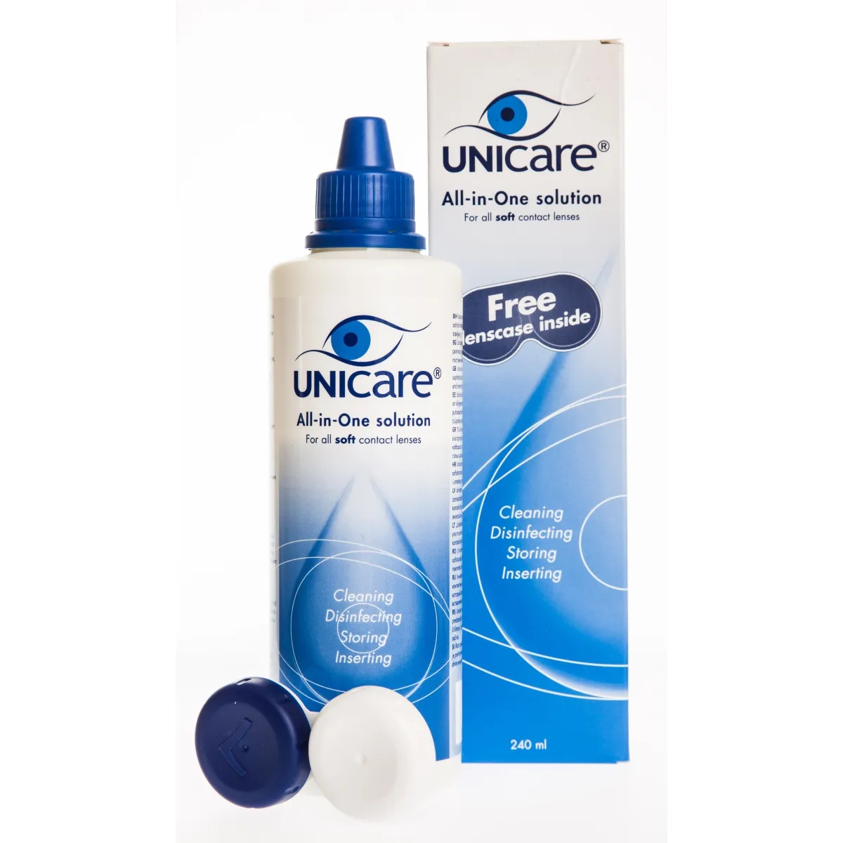 UNICARE ALL IN ONE 240ML (KONTAKTLÄÄTSEDE DES.LAHUS) - Изображение товара