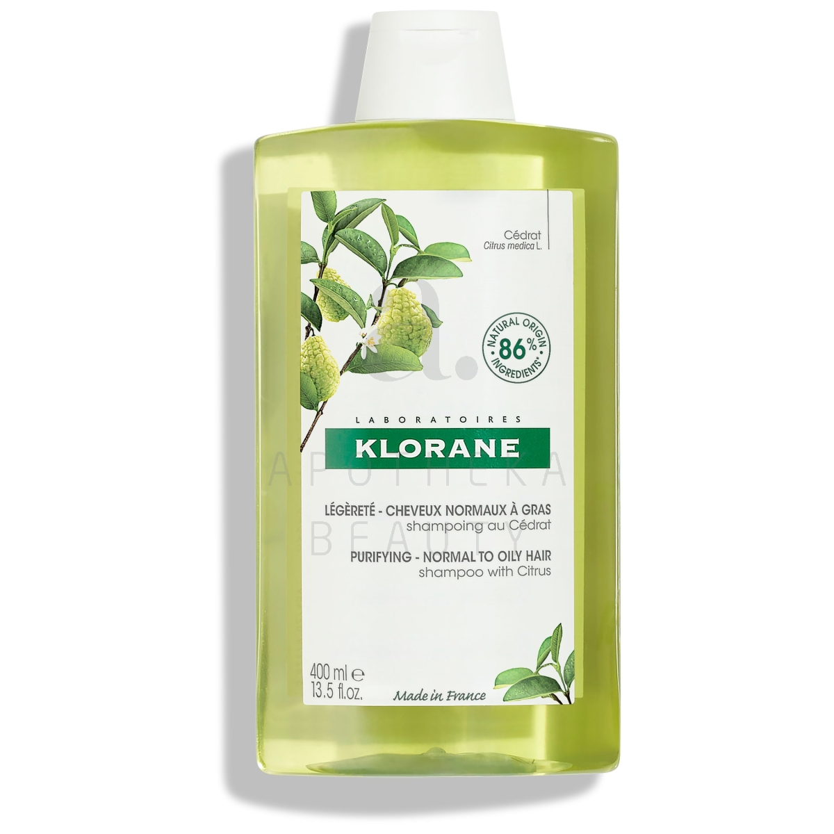 KLORANE SHAMPOON SIDRUNIEKSTRAKTIGA 400ML - Изображение товара