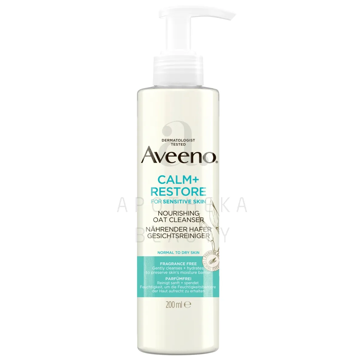 AVEENO CALM+RESTORE NÄOPUHASTUSGEEL 200ML - Изображение товара