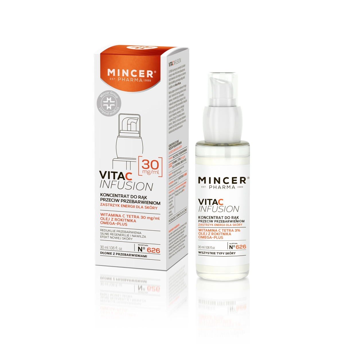 MINCER PHARMA VITA C KONTSENTRAAT KÄTELE PIGMENDILAIGUD 30ML - Изображение товара