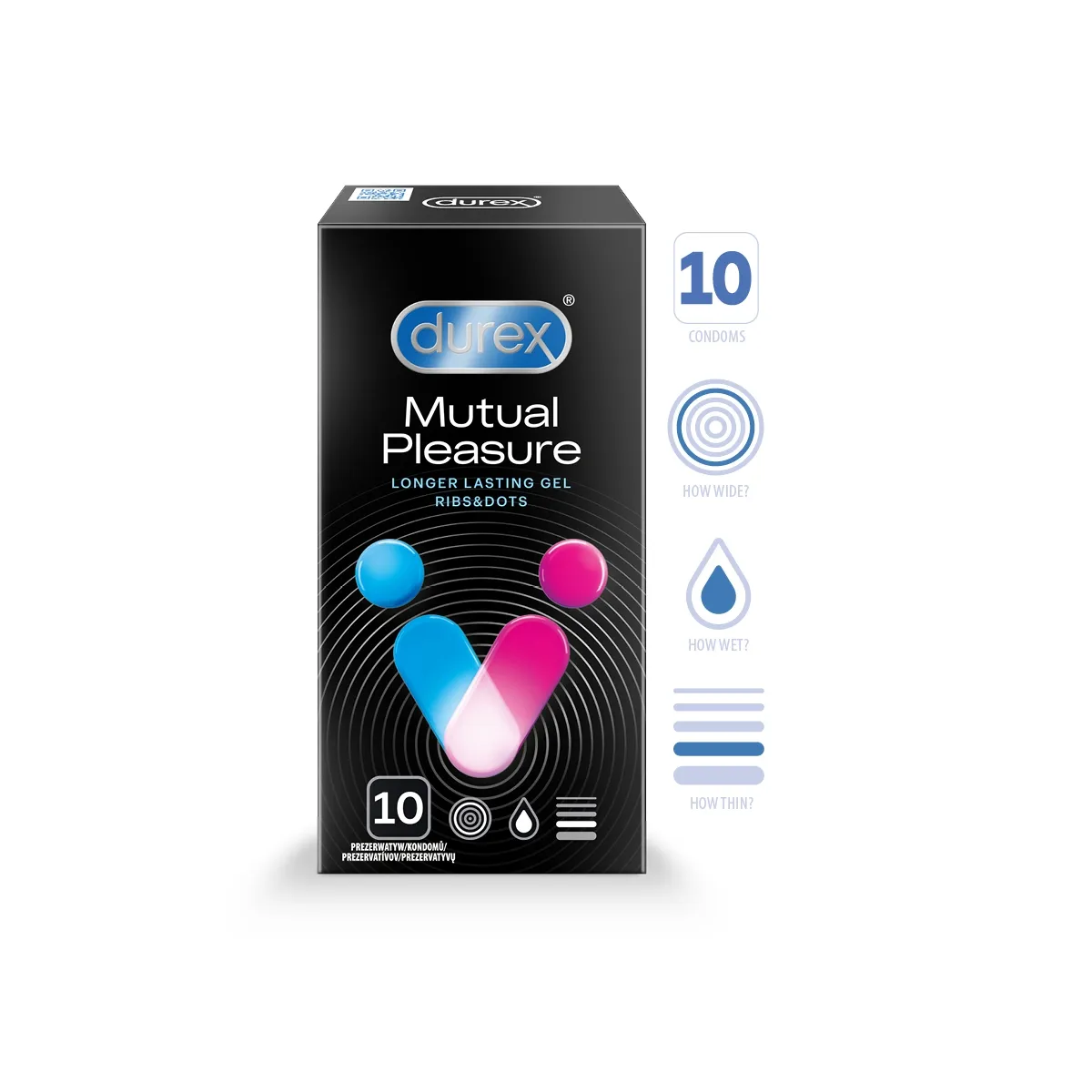 DUREX KONDOOMID MUTUAL PLEASURE N10 - Изображение товара