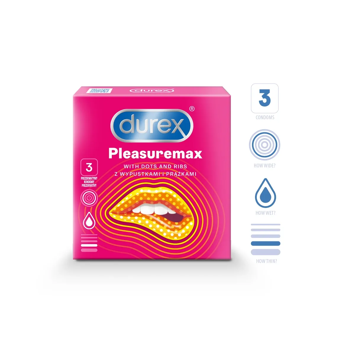 DUREX KONDOOMID PLEASUREMAX N3 - Изображение товара
