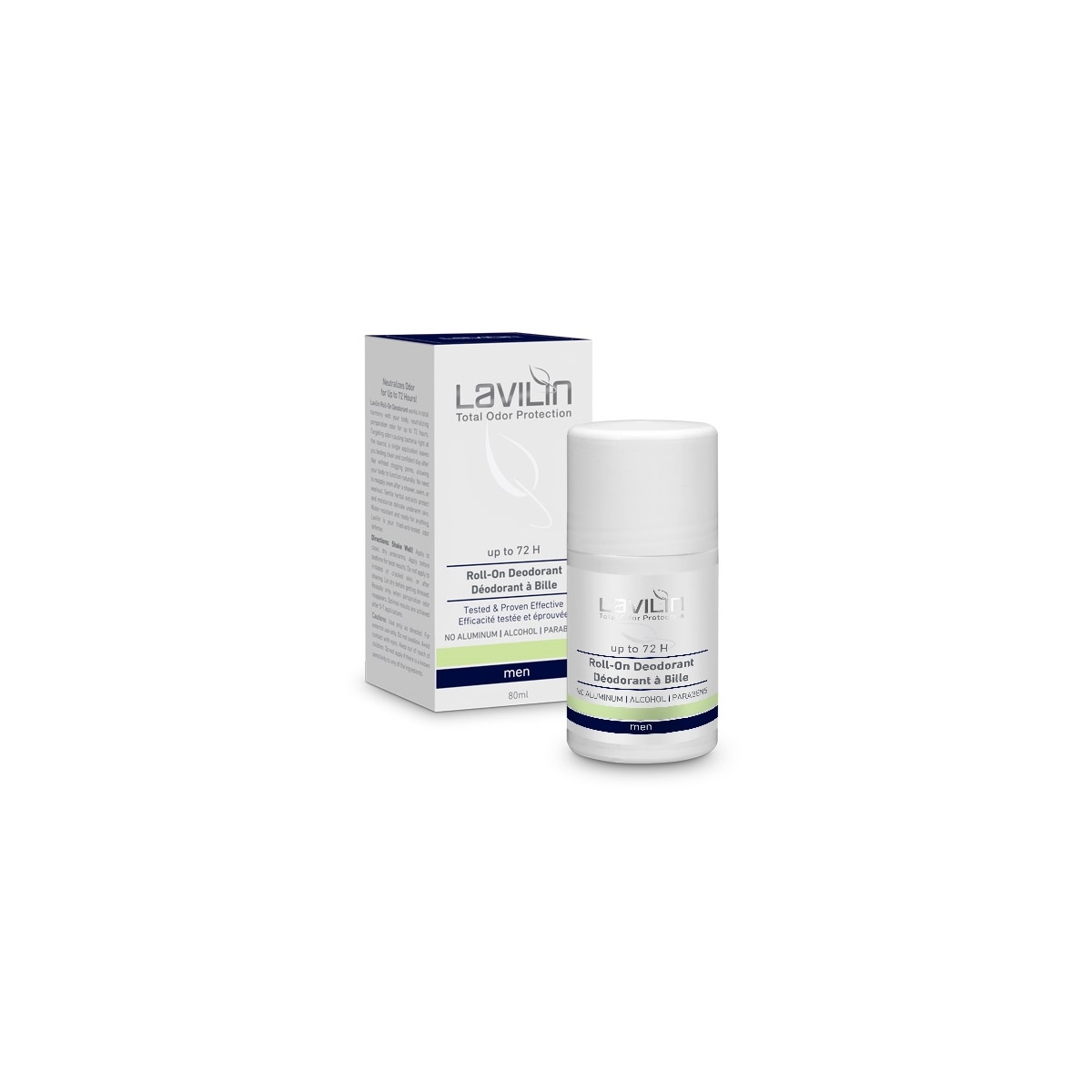 LAVILIN DEODORANT ROLL-ON 72H MEESTELE 80ML - Изображение товара