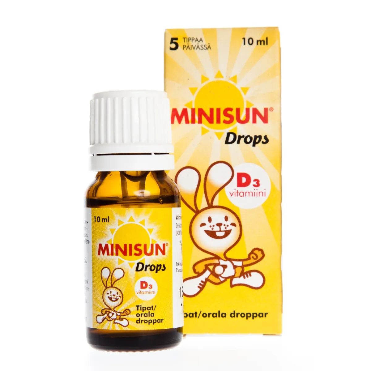 MINISUN JUNIOR VITAMIIN D TILGAD 10ML - Изображение товара