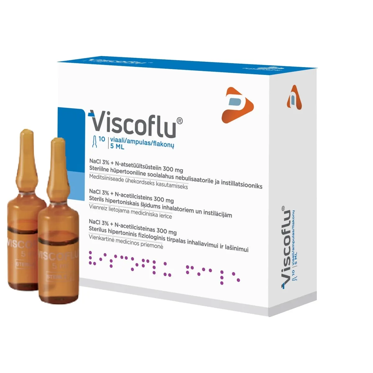 VISCOFLU INHALEERITAV LAHUS 5ML N10 - Изображение товара