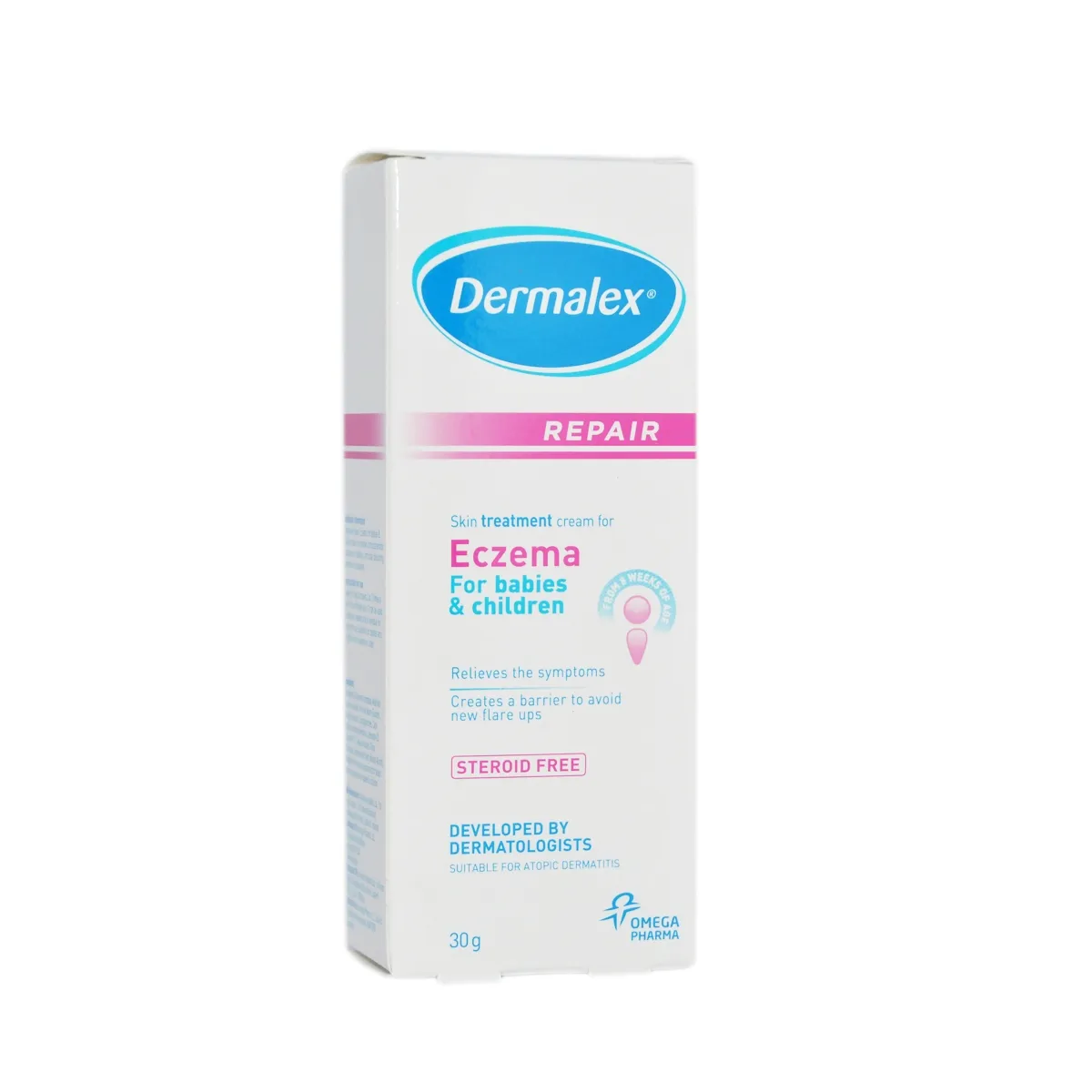 DERMALEX REPAIR IMIKUTE JA LASTE EKSEEMI KREEM 30G - Изображение товара
