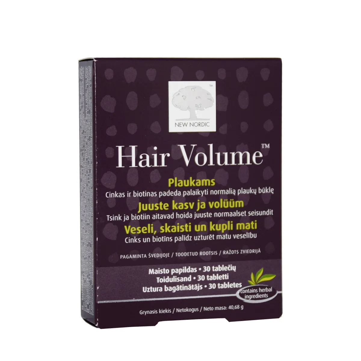 NEW NORDIC HAIR VOLUME TBL N30 - Изображение товара