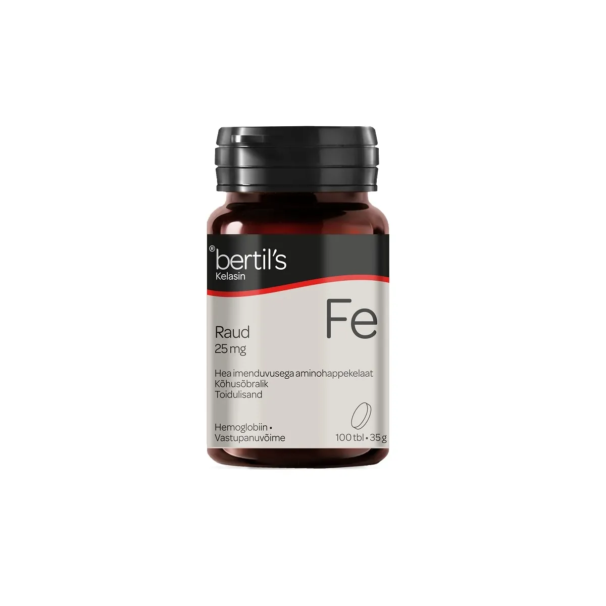 BERTILS KELASIN RAUD TBL 25MG N100 - Изображение товара
