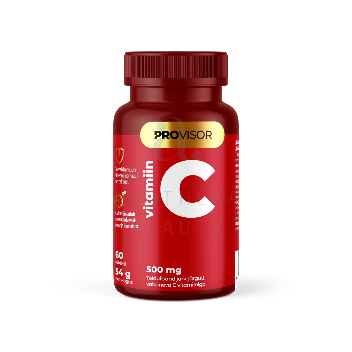 PROVISOR VITAMIIN C  PROLONG TBL 500MG N60 - Изображение товара