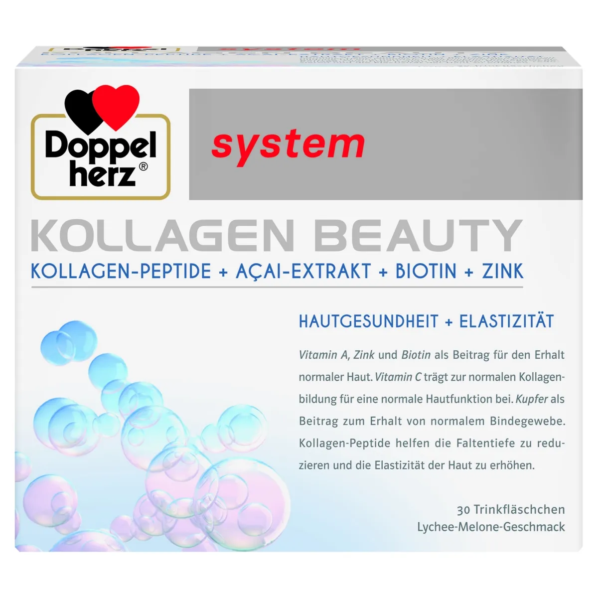 DOPPELHERZ SYSTEM KOLLAGEN BEAUTY N30 SUUKAUDNE LAHUS AMPULLIS - Изображение товара