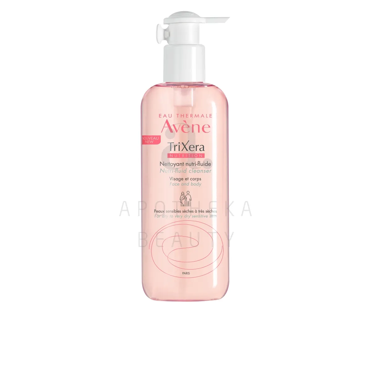 AVENE TRIXERA NUTRITION NUTRI-FLUID CLEANSER 400ML - Изображение товара