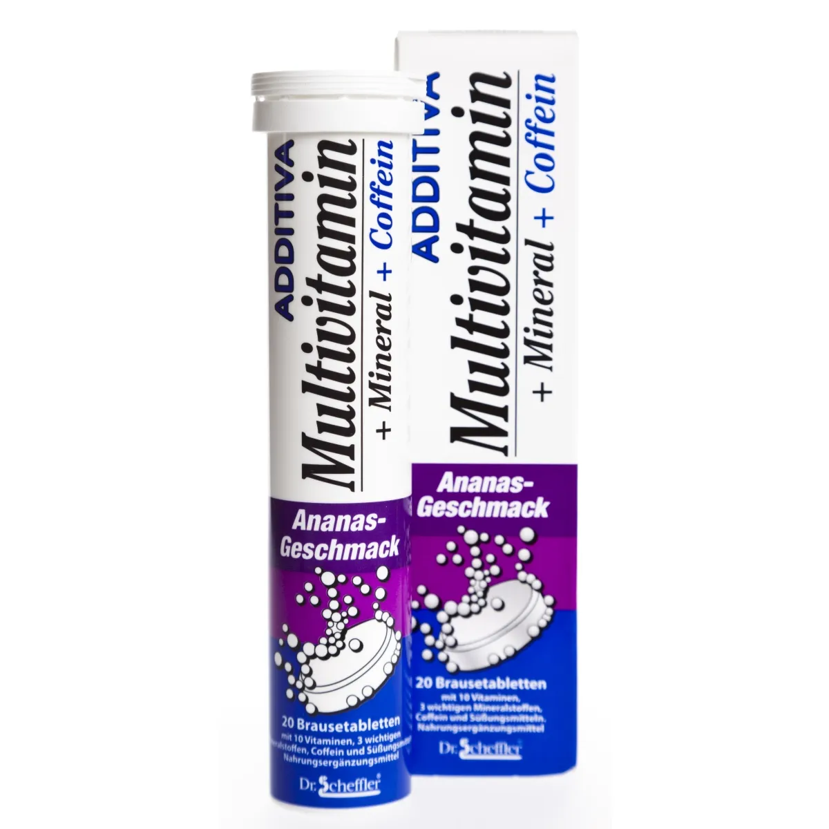 MULTIVITAMIN+MINERAL+COFFEIN LAHUSTUVTBL N20 (ANANAS) - Изображение товара
