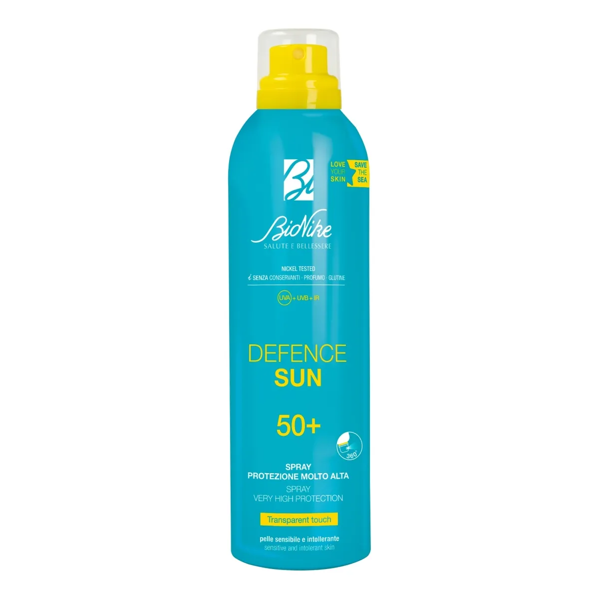 BIONIKE DEFENCE SUN 50+ TRANSPARENT TOUCH СОЛНЦЕЗАЩИТНЫЙ СПРЕЙ 200 МЛ - Изображение товара 1
