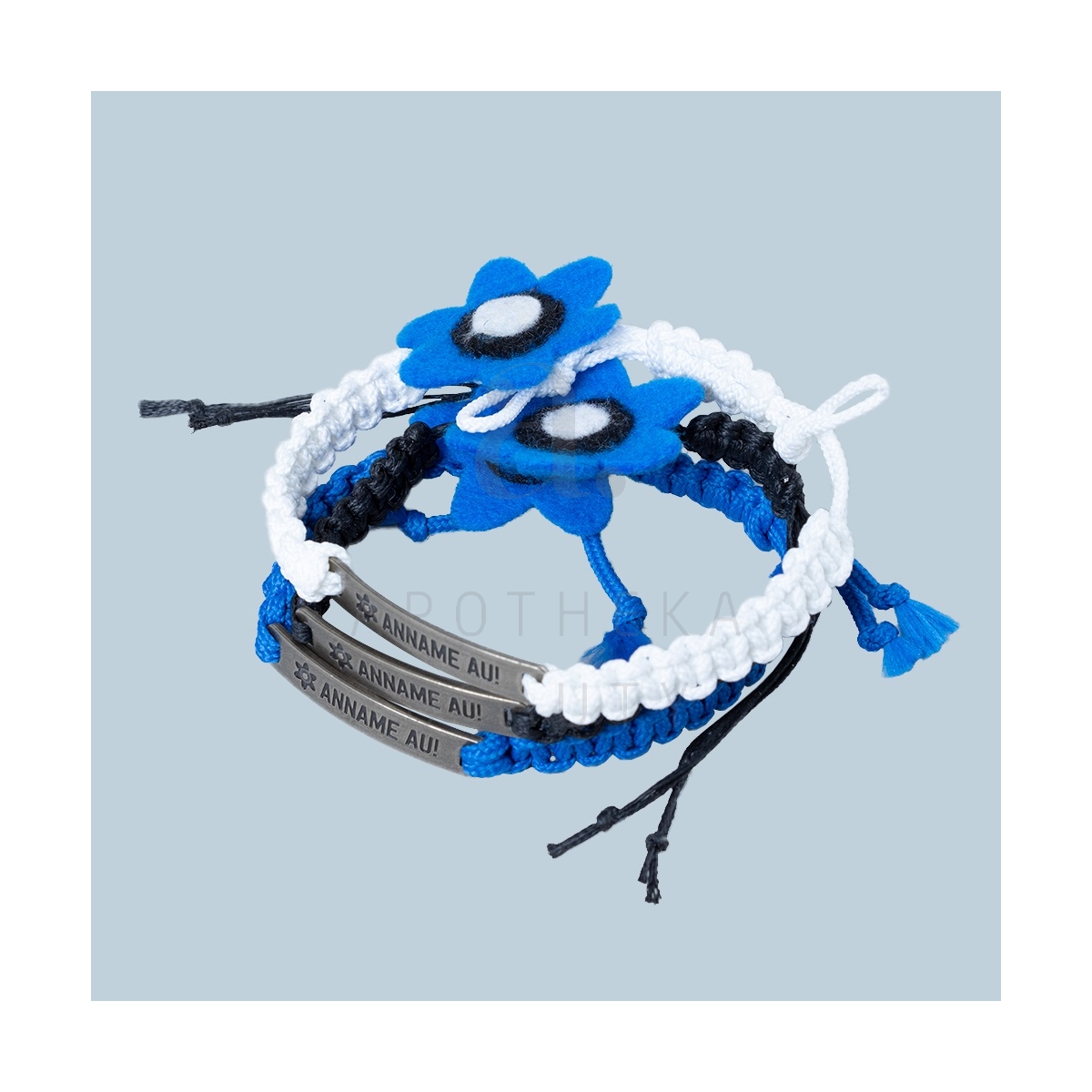 ANNETUS PUNUTUD KÄEPAEL SINILILL, HIND 5 EUR - Изображение товара 1