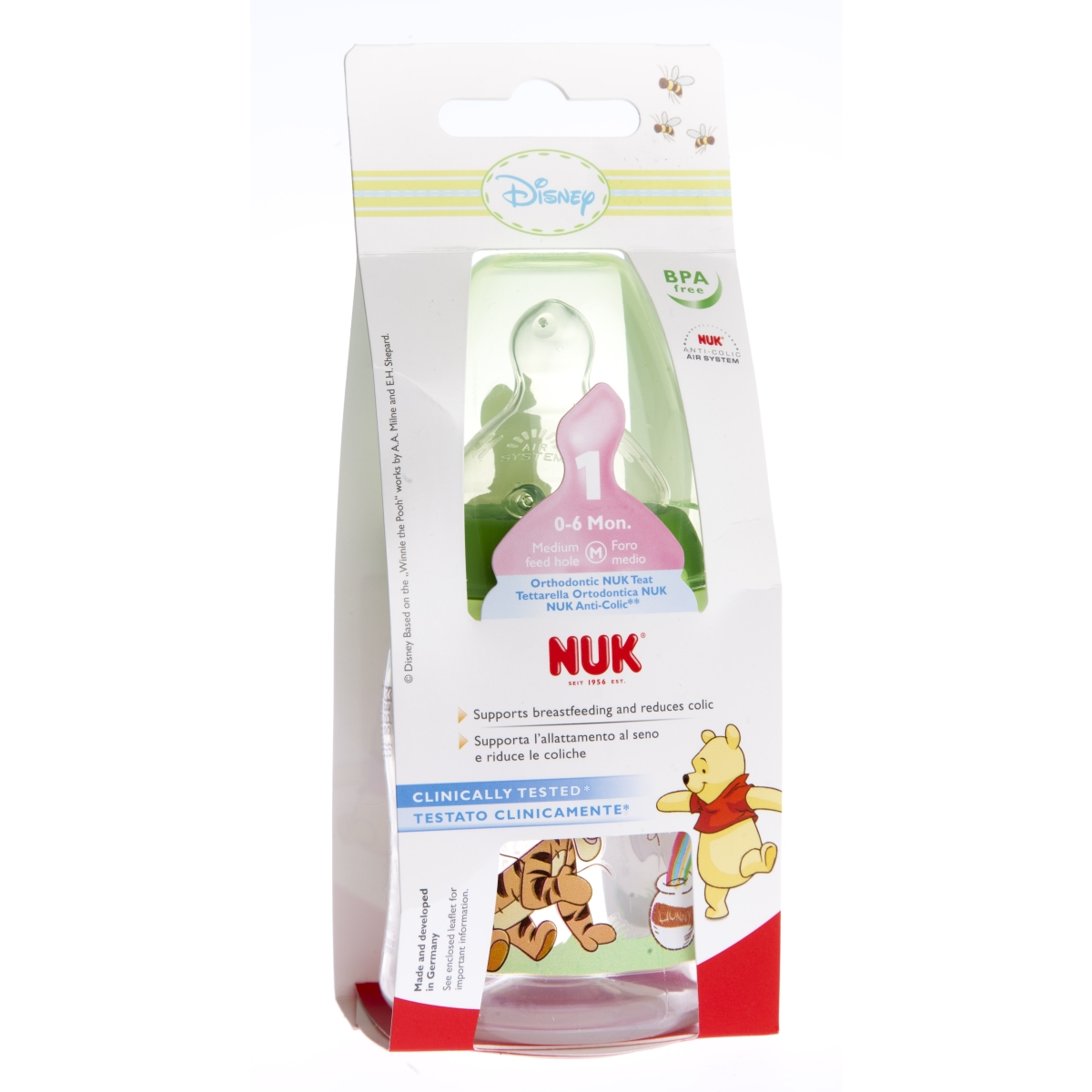 NUK FC LUTIPUDEL 1 DISNEY (SILIK) 0-6 KUUD 150ML - Изображение товара