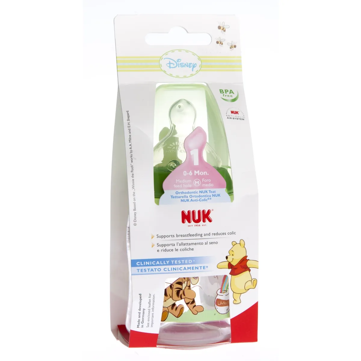 NUK FC LUTIPUDEL 1 DISNEY (SILIK) 0-6 KUUD 150ML - Изображение товара