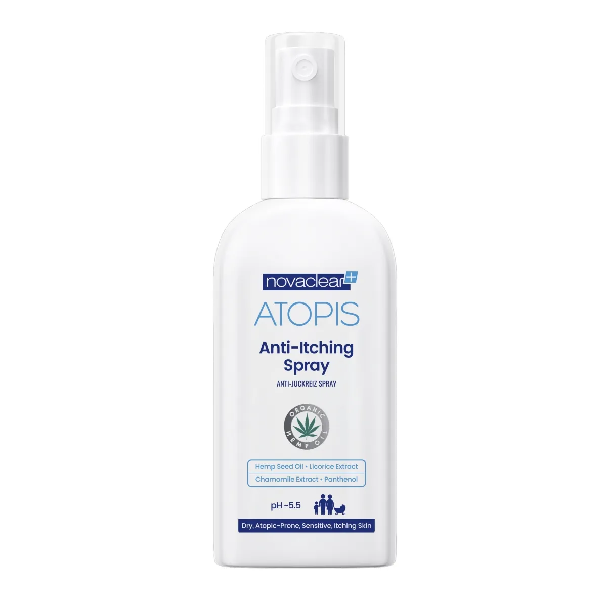NOVACLEAR ATOPIS SÜGELUSVASTANE SPREI 100ML - Изображение товара