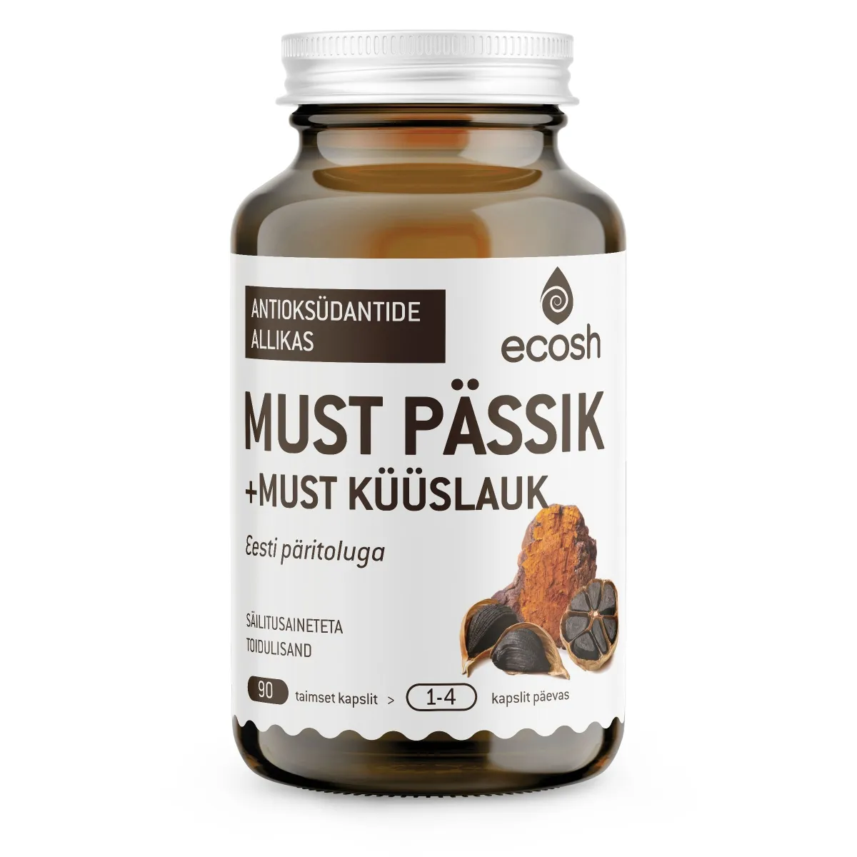 ECOSH MUST PÄSSIK+MUST KÜÜSLAUK KAPSLID N90 - Изображение товара