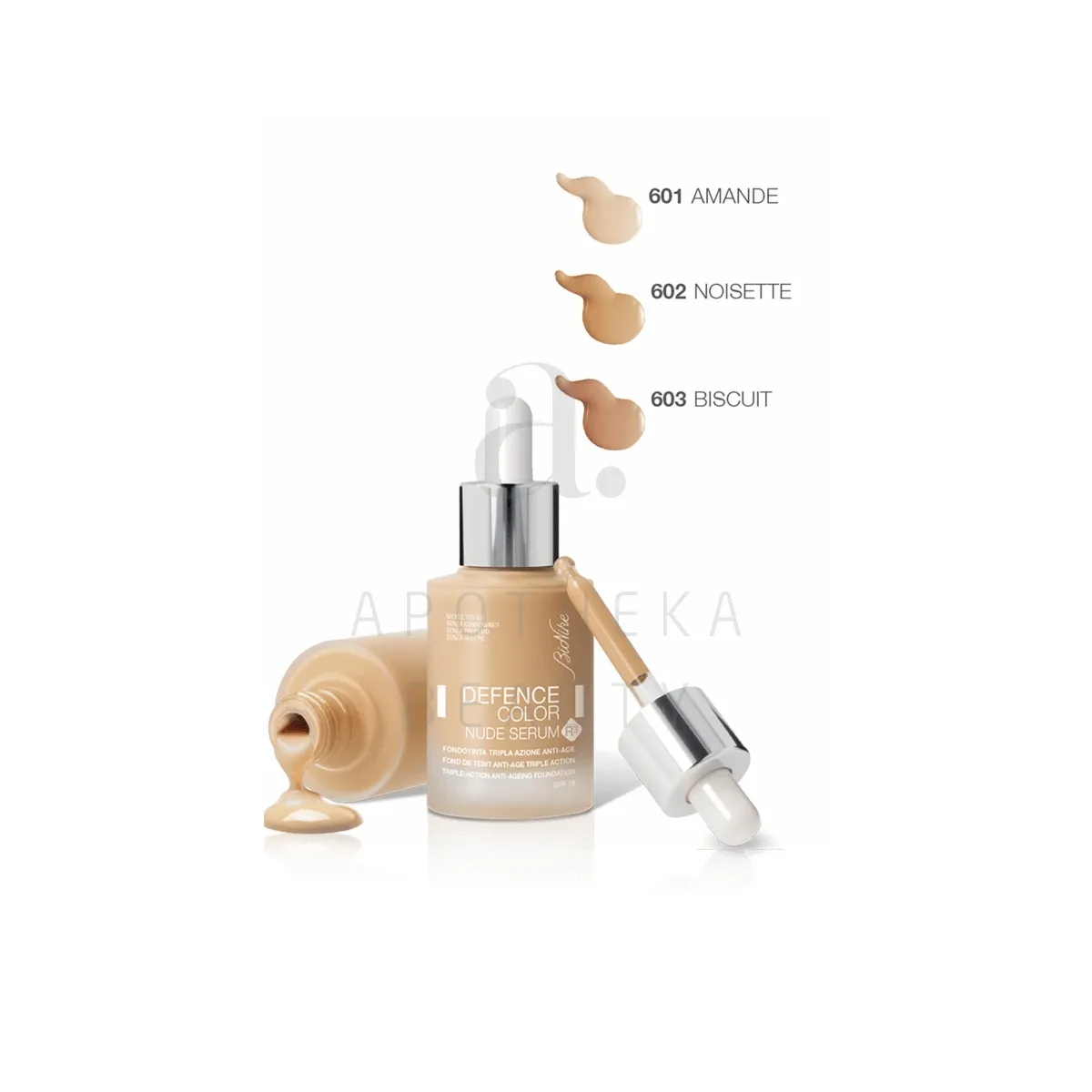 BIONIKE COLOR ТОНАЛЬНЫЙ КРЕМ NUDE 601 AMANDE 30МЛ - Изображение товара