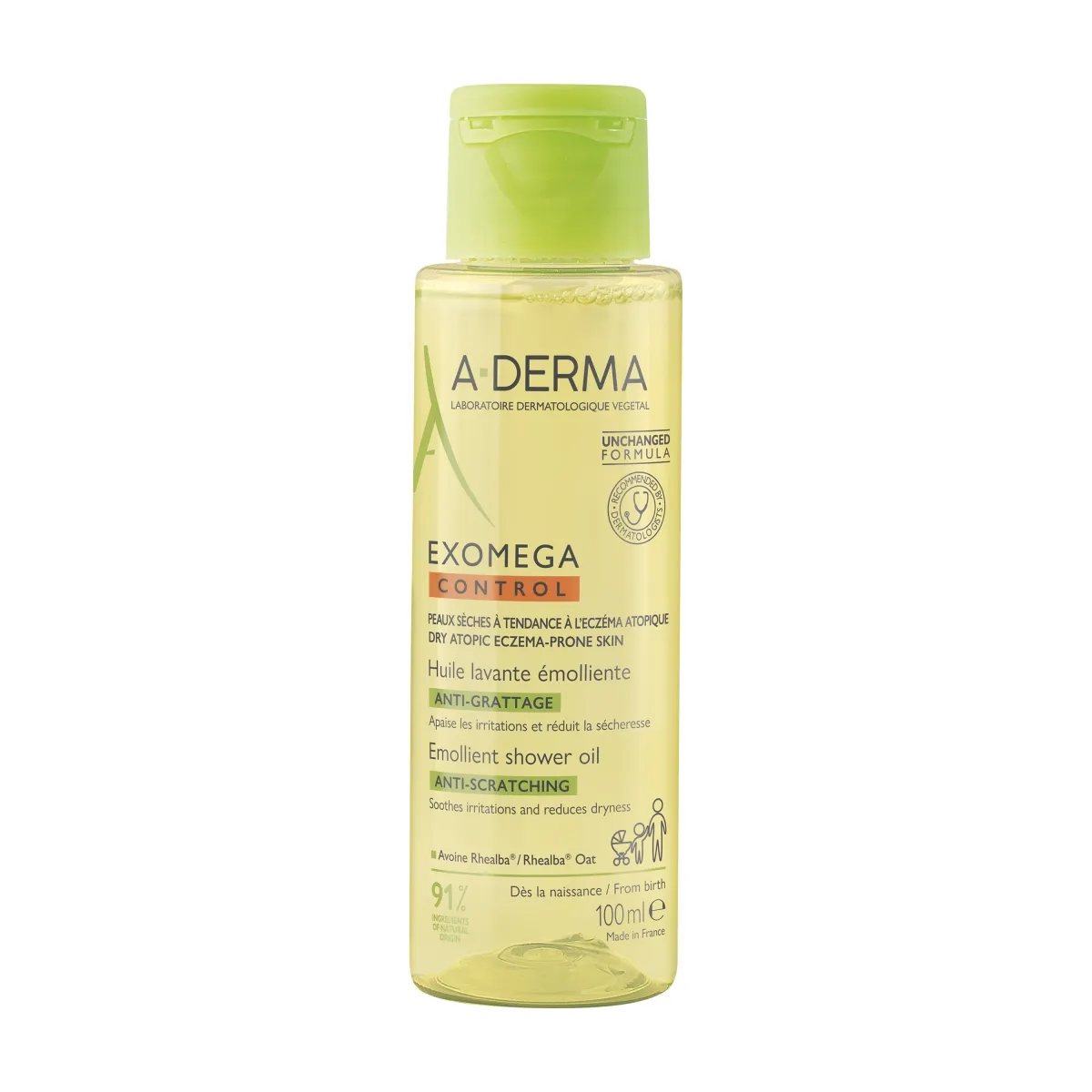 A-DERMA EXOMEGA CONTROL DUSHIÕLI ATOOPILISELE NAHALE 100ML - Изображение товара 1