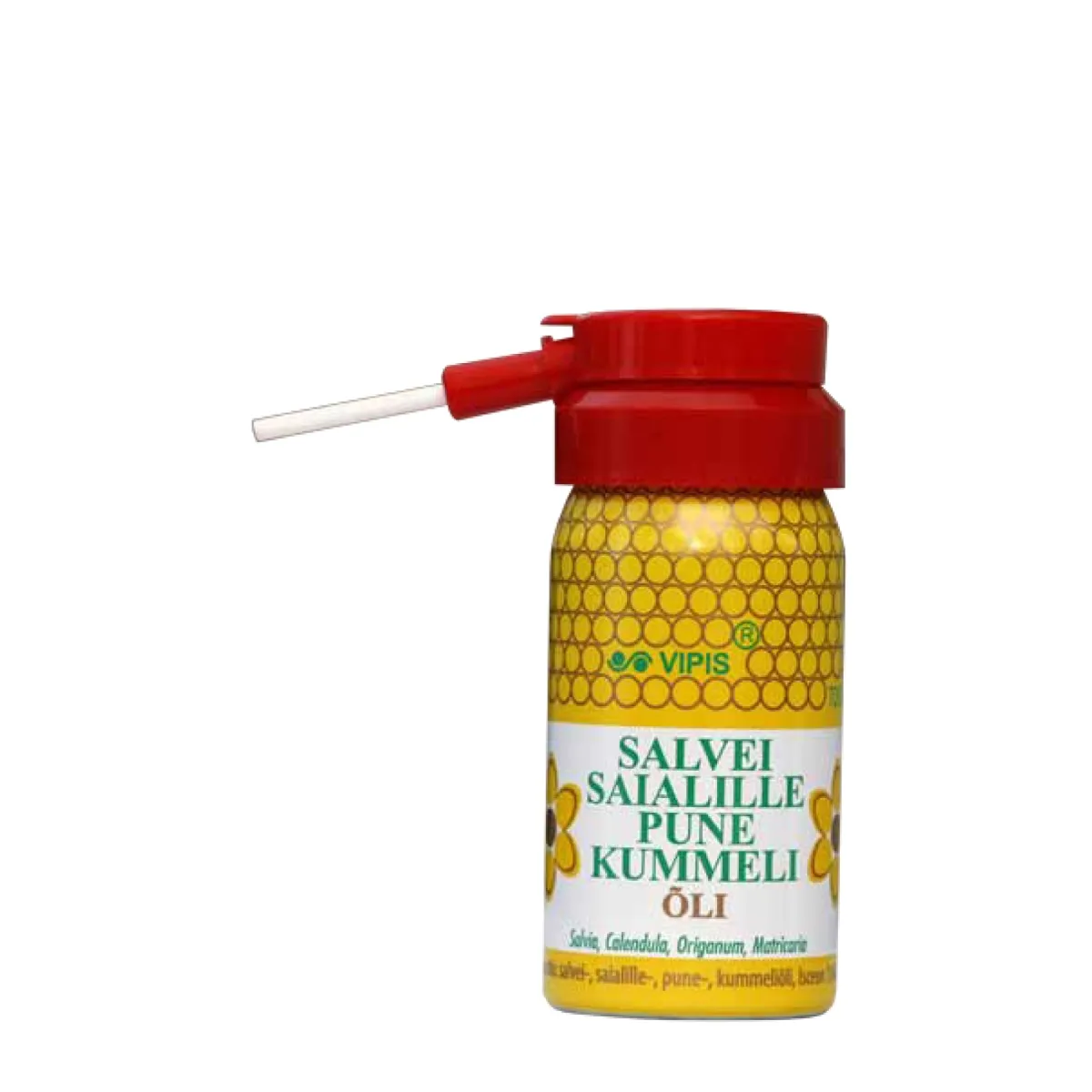 VIPIS SALVEI-SAIALILL-PUNE-KUMMEL ÕLI AEROSOOL 31G - Изображение товара