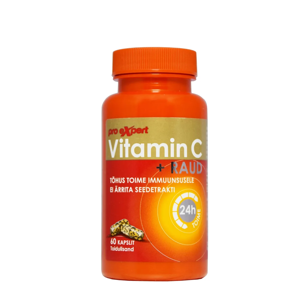 VITAMIN C PRO EXPERT+RAUD KAPSLID N60 - Изображение товара