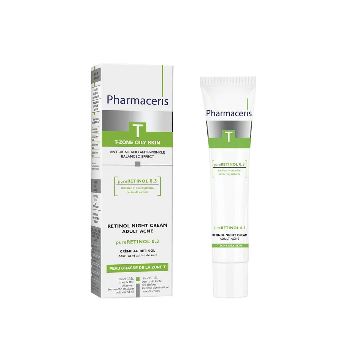 PHARMACERIS T PURE-RETINOL 0,3% ÖÖKREEM 40ML - Изображение товара 1