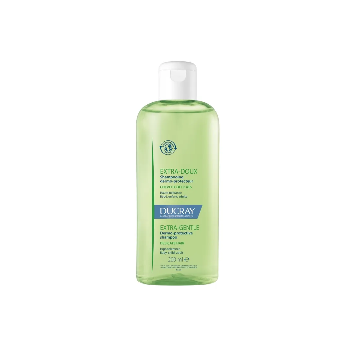 DUCRAY EXTRA-GENTLE SHAMPOON ERITI ÕRN 200ML - Изображение товара