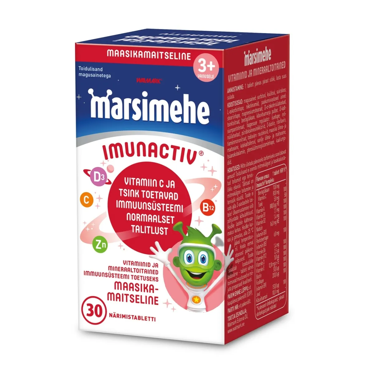MARSIMEHE IMUNACTIV TBL N30 (MAASIKAS) - Изображение товара