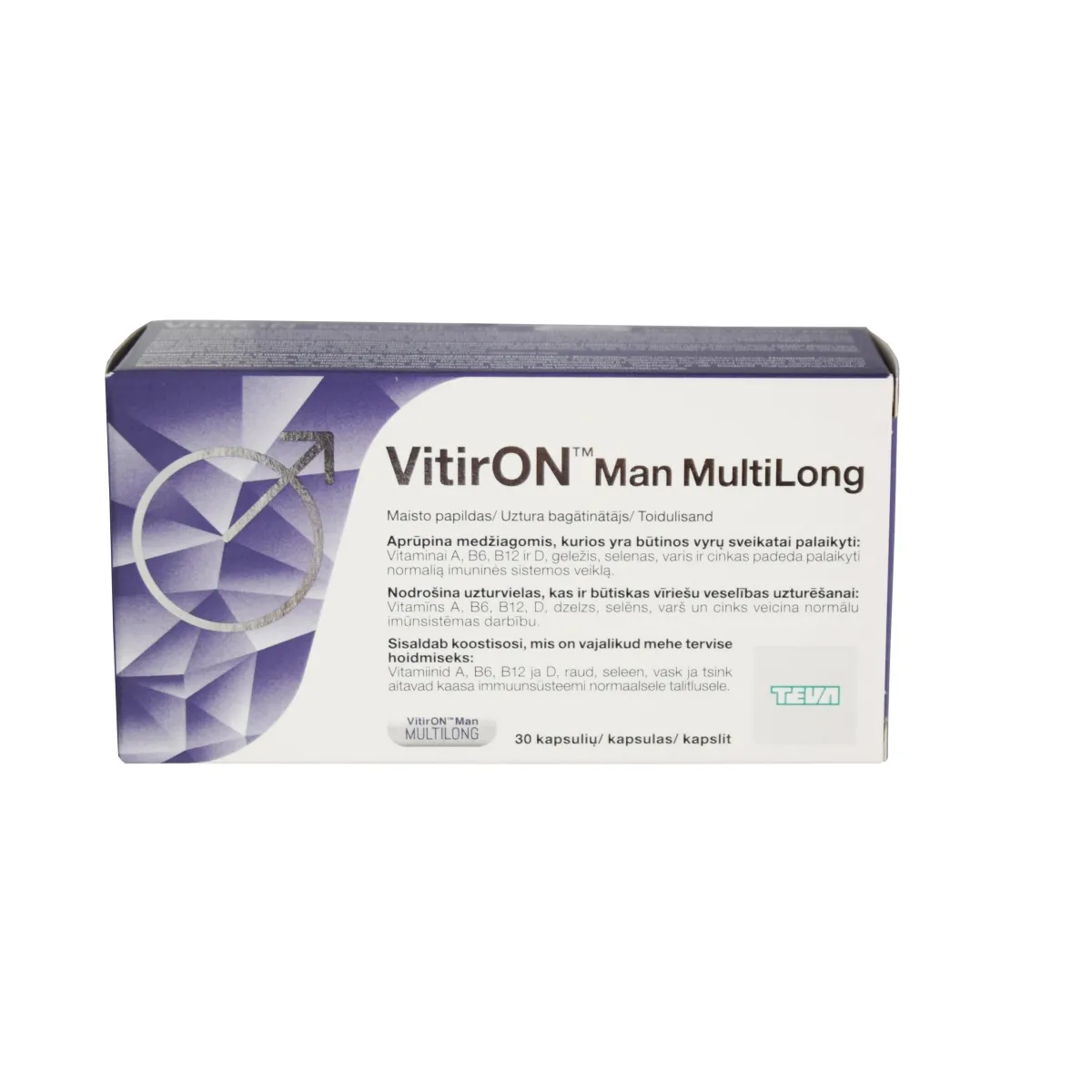 VITIRON MAN MULTILONG KAPSEL N30 - Изображение товара