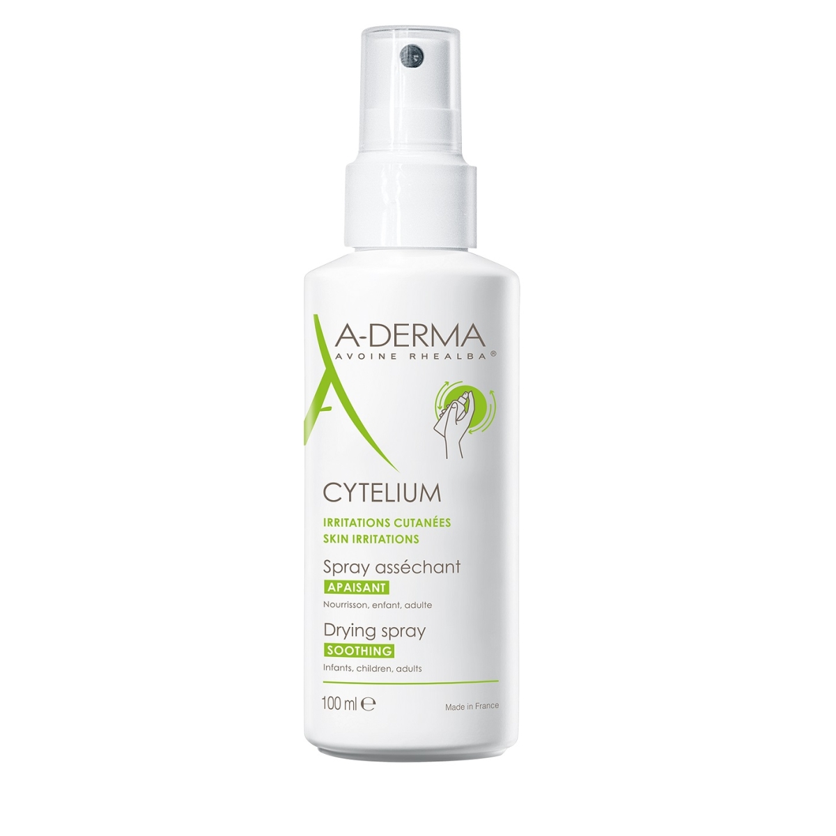 A-DERMA CYTELIUM KEHASPREI KUIVATAV JA RAHUSTAV 100ML - Изображение товара 1