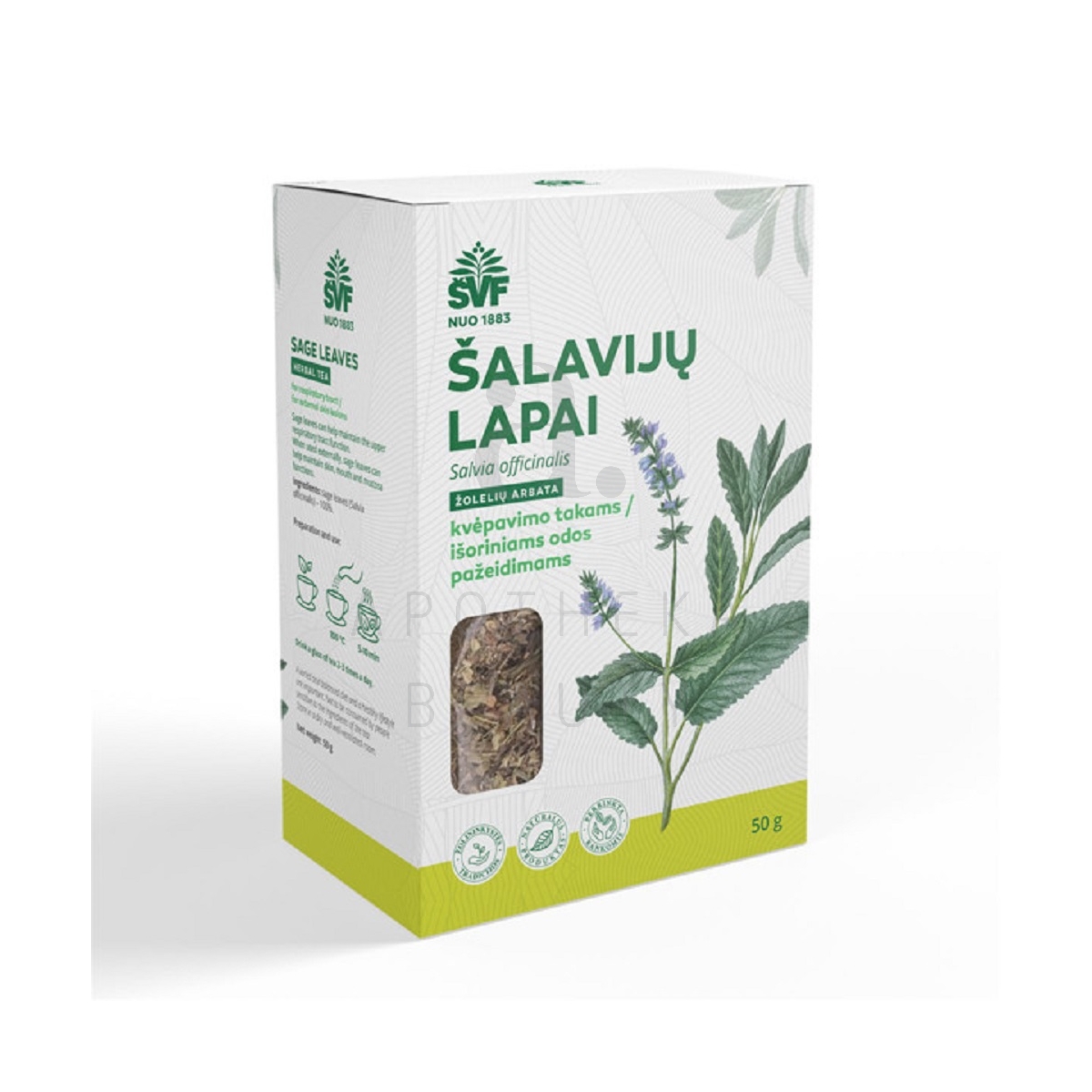 SALVEILEHED (SALVIAE FOLIA) 50G - Изображение товара
