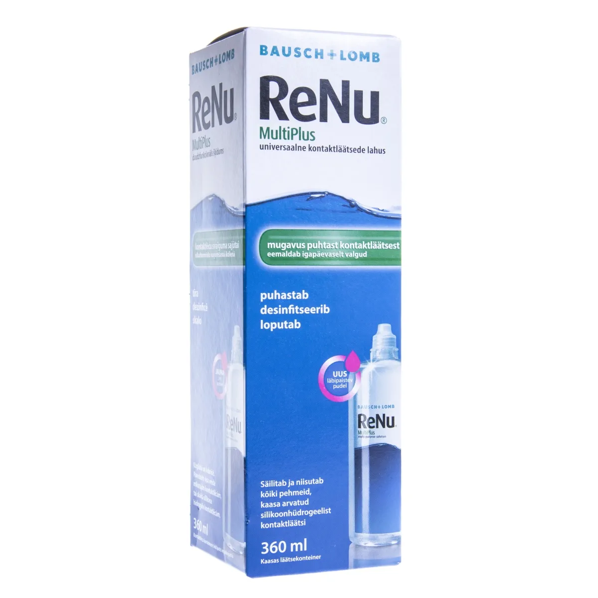 BAUSCH&LOMB RENU MULTIPLUS 360ML (KONTAKTLÄÄTSEDE DES.LAH) - Изображение товара
