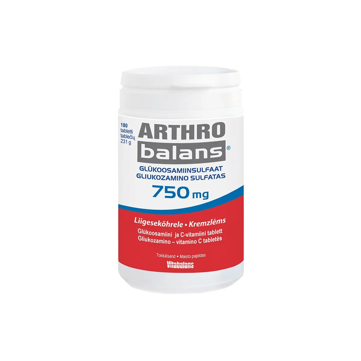 ARTHROBALANS TBL 750MG N180 - Изображение товара