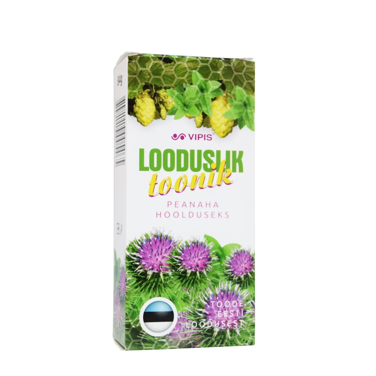 VIPIS LOODUSLIK TOONIK PEANAHA HOOLDUSEKS 84G - Изображение товара