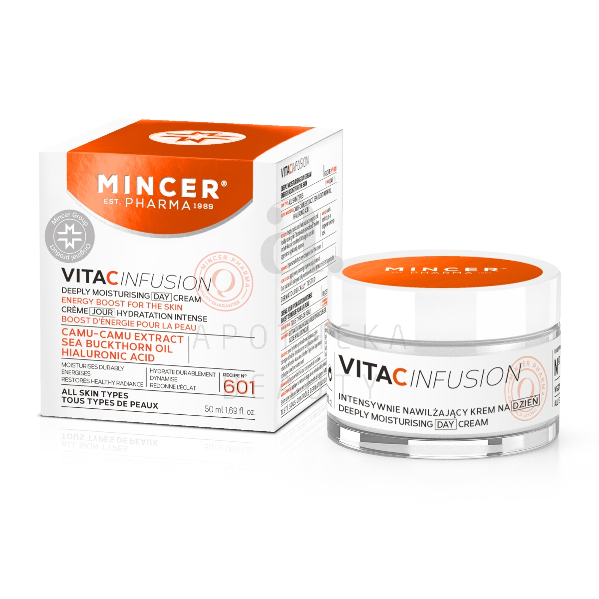 MINCER PHARMA VITA C PÄEVAKREEM SÜGAVALT NIISUTAV 50ML - Изображение товара
