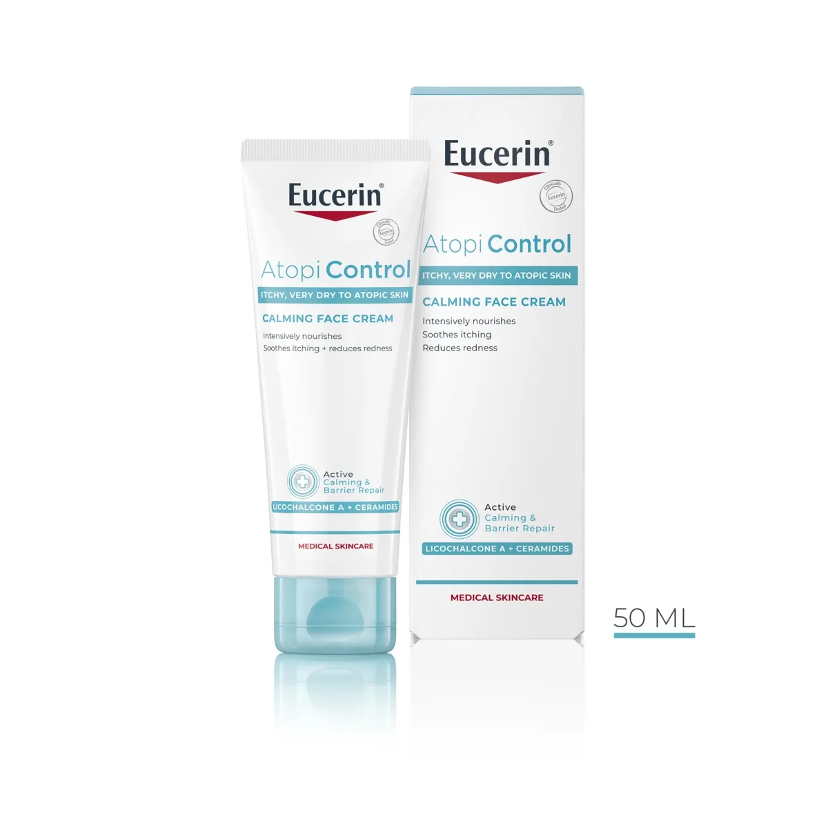 EUCERIN ATOPICONTROL NÄOHOOLDUSKREEM 50ML - Изображение товара