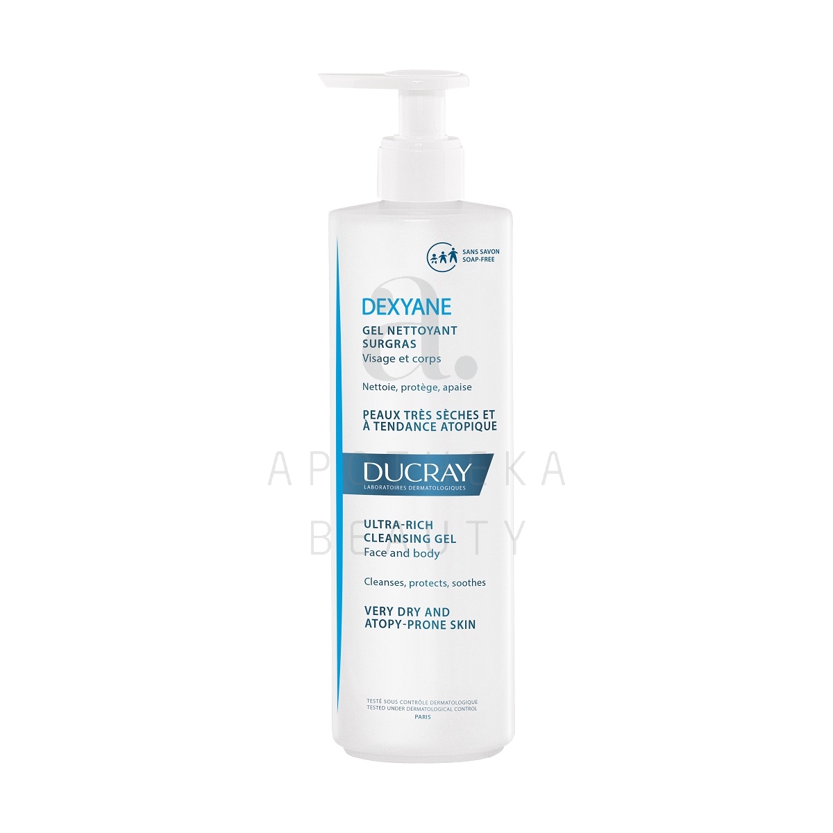 DUCRAY DEXYANE ULTRA-RICH CLEANSING GEL 400ML - Изображение товара